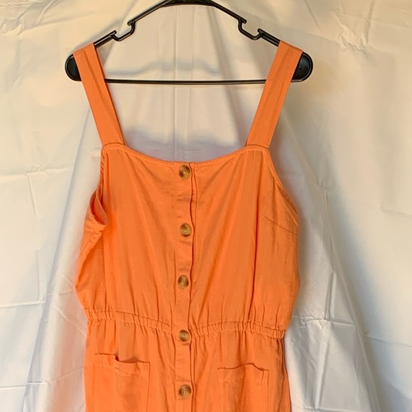 Lauren Conrad Orange Jumpsuit - Picture 2 of 4
